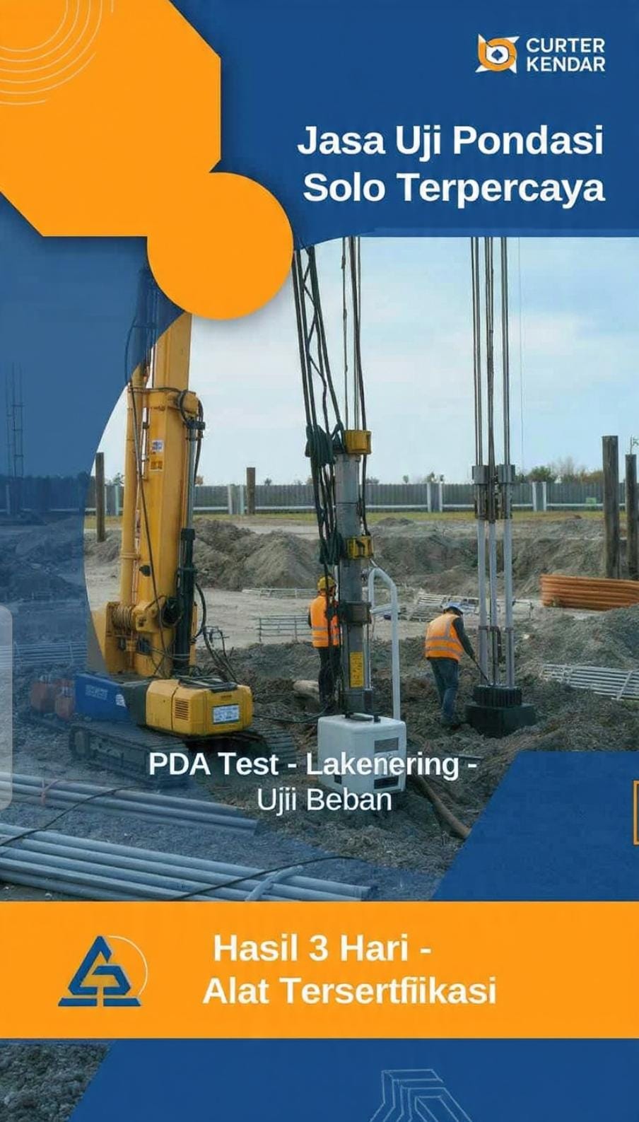 Jasa Test PDA & PIT di Bogor 2026 | Uji Daya Dukung & Integritas Tiang Pancang